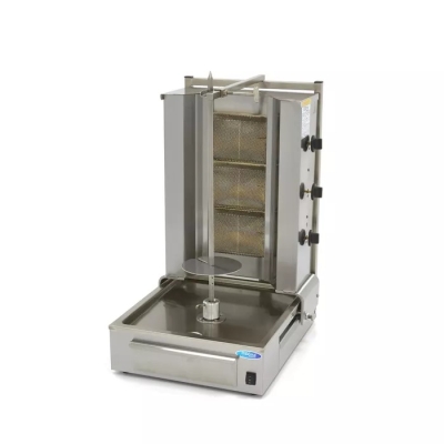 MACHINE Kebab Grill Gaz – 3 Brûleurs – 40kg Viande